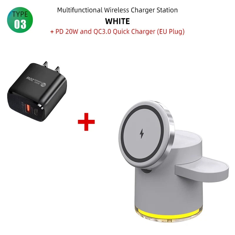 Magnetic Wireless Charging Station