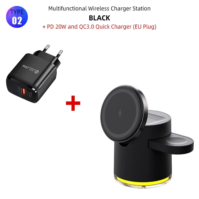 Magnetic Wireless Charging Station