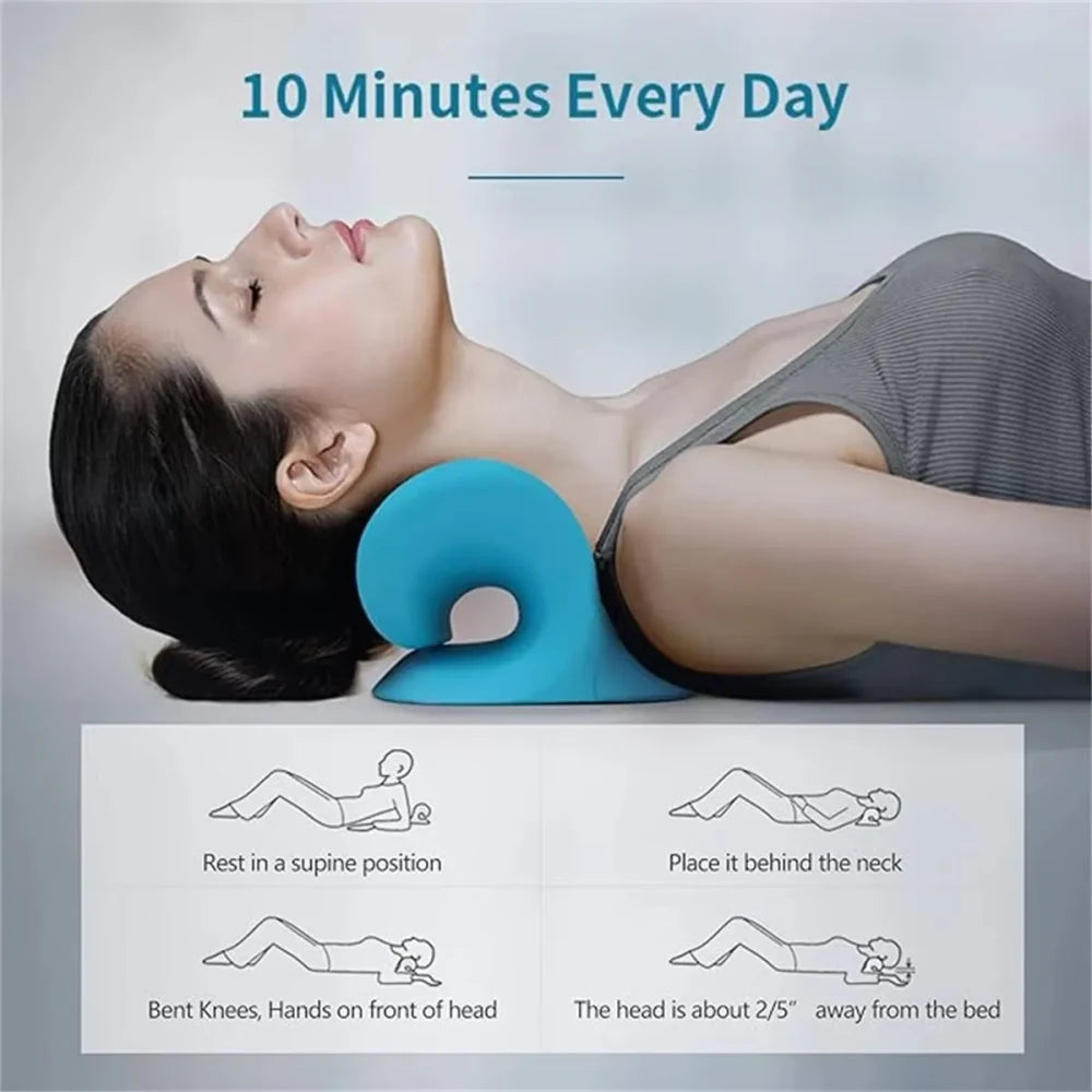C-Shaped Cervical Traction Pillow